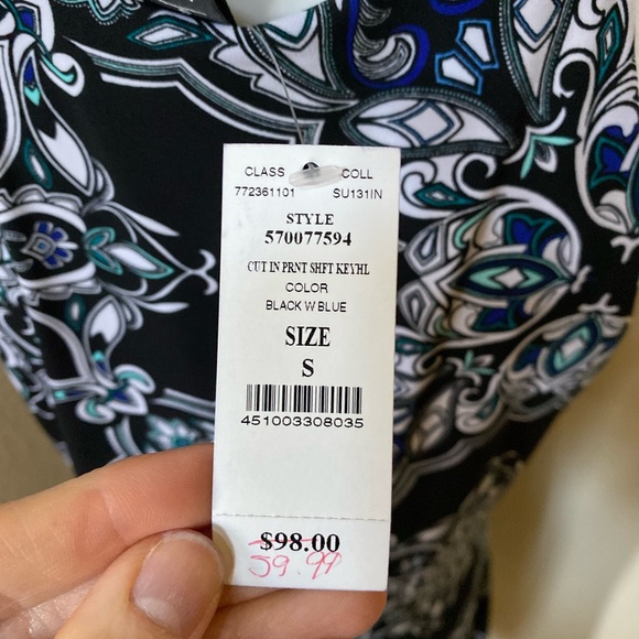 NWT WHBM Floral Print Midi Dress - Picture 7 of 8